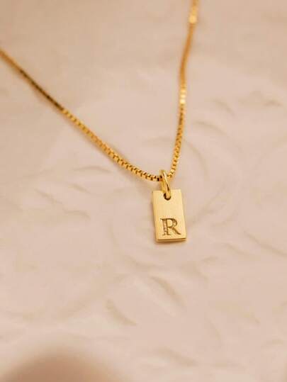 OMEN™ Initial Plate Necklace