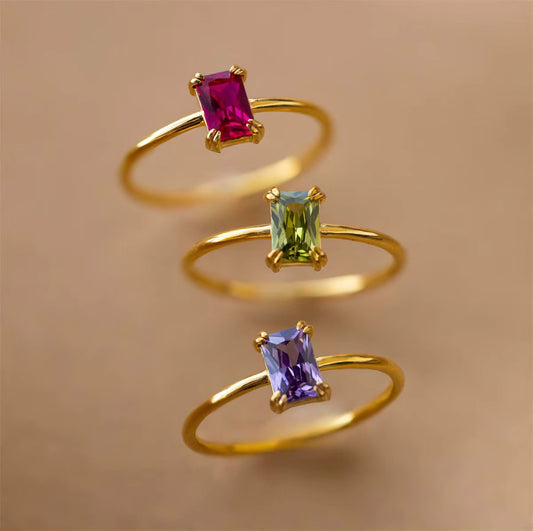 LAETUS™ Zircon Birthstone Ring