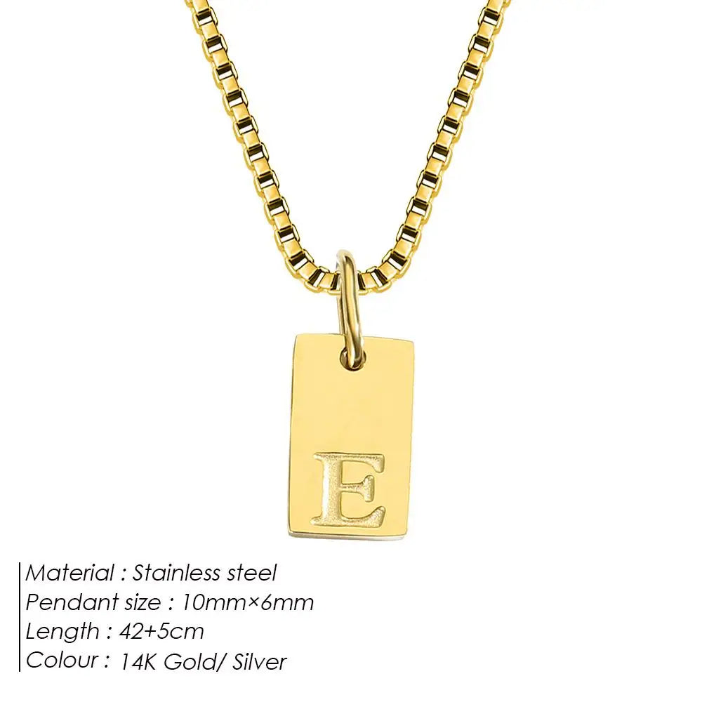 OMEN™ Initial Plate Necklace