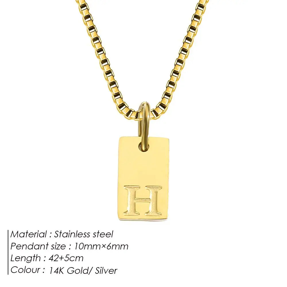 OMEN™ Initial Plate Necklace