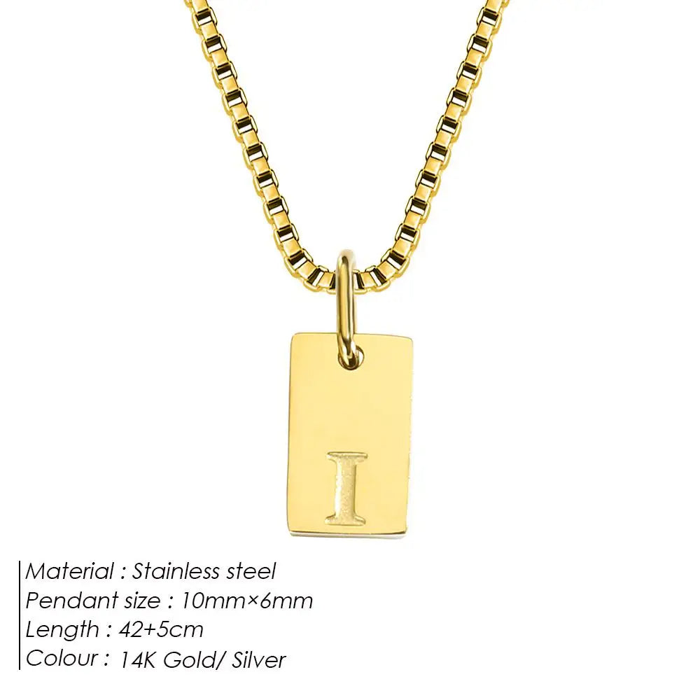 OMEN™ Initial Plate Necklace