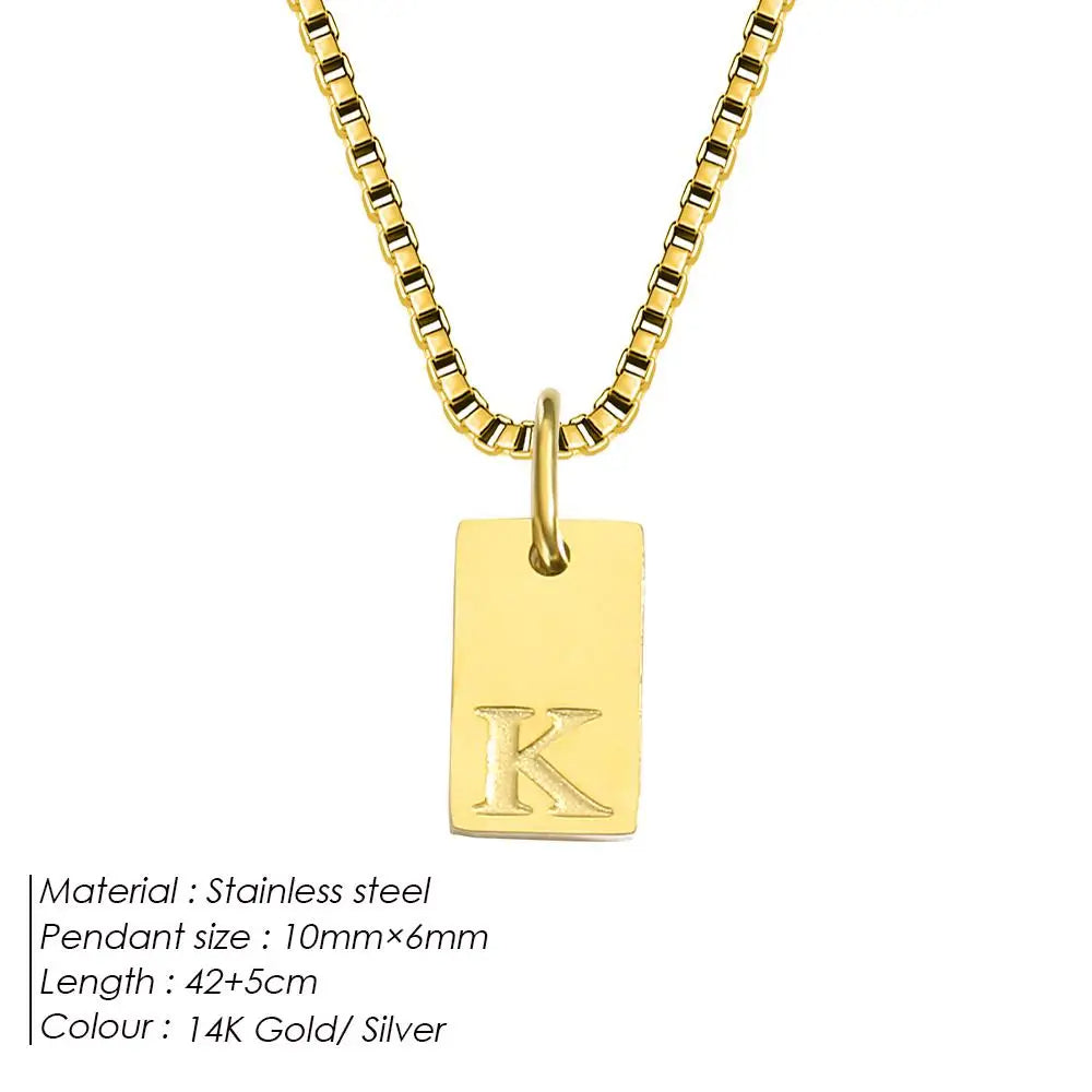 OMEN™ Initial Plate Necklace