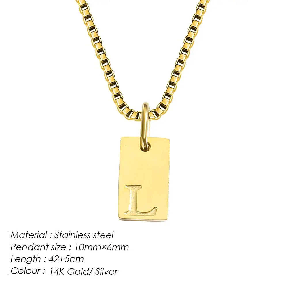 OMEN™ Initial Plate Necklace