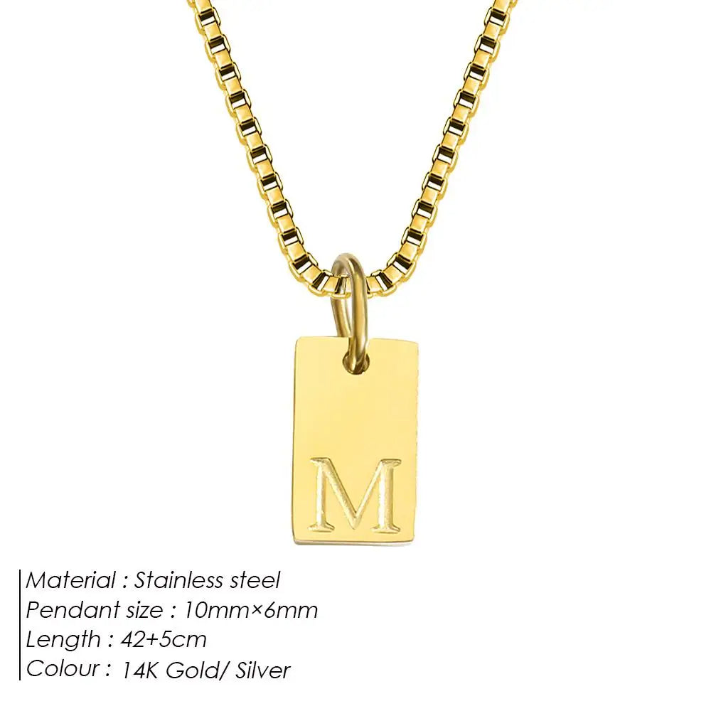 OMEN™ Initial Plate Necklace