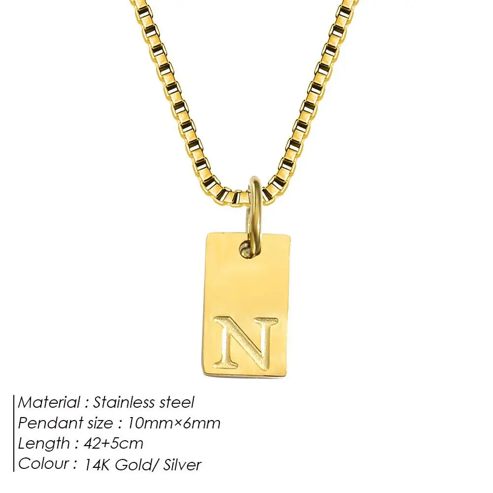 OMEN™ Initial Plate Necklace