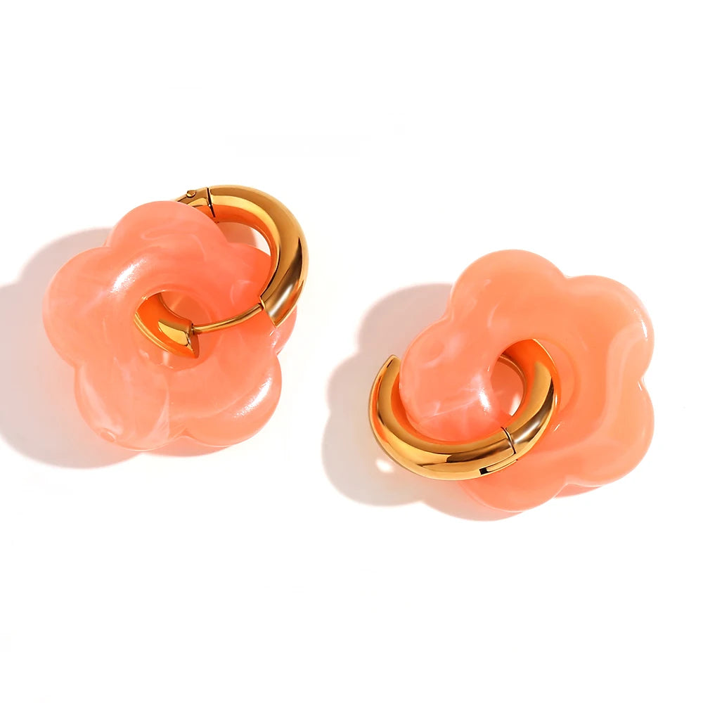 LAETUS™ Flower Hoop Earring