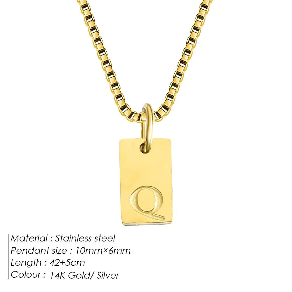 OMEN™ Initial Plate Necklace