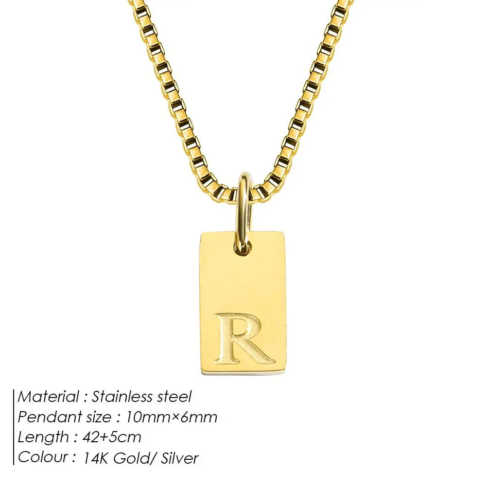 OMEN™ Initial Plate Necklace