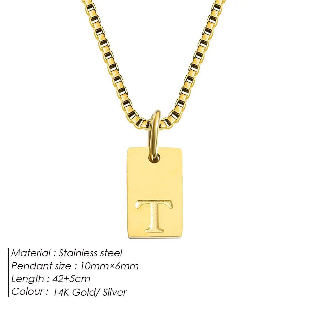 OMEN™ Initial Plate Necklace