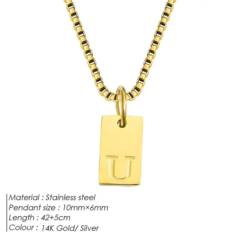 OMEN™ Initial Plate Necklace