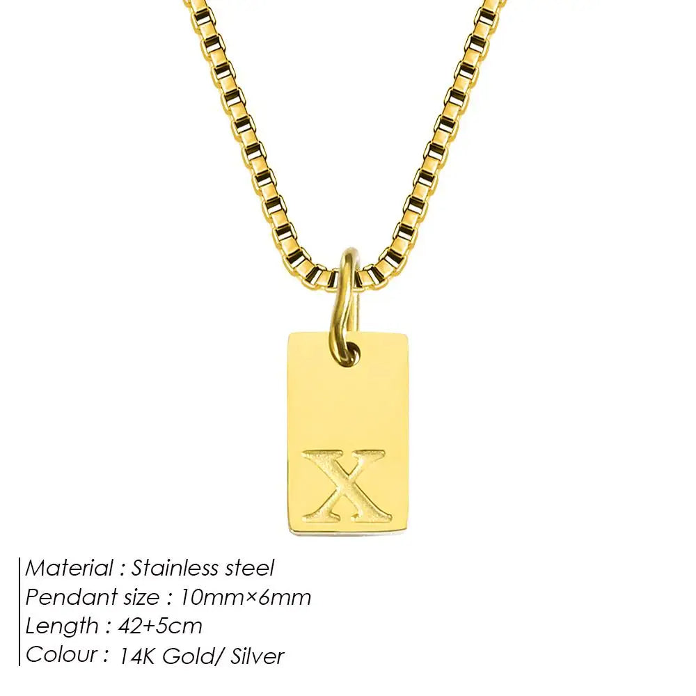 OMEN™ Initial Plate Necklace