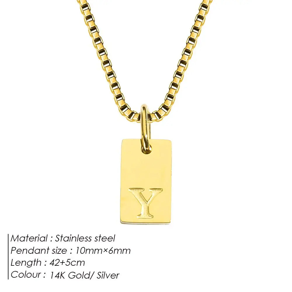 OMEN™ Initial Plate Necklace